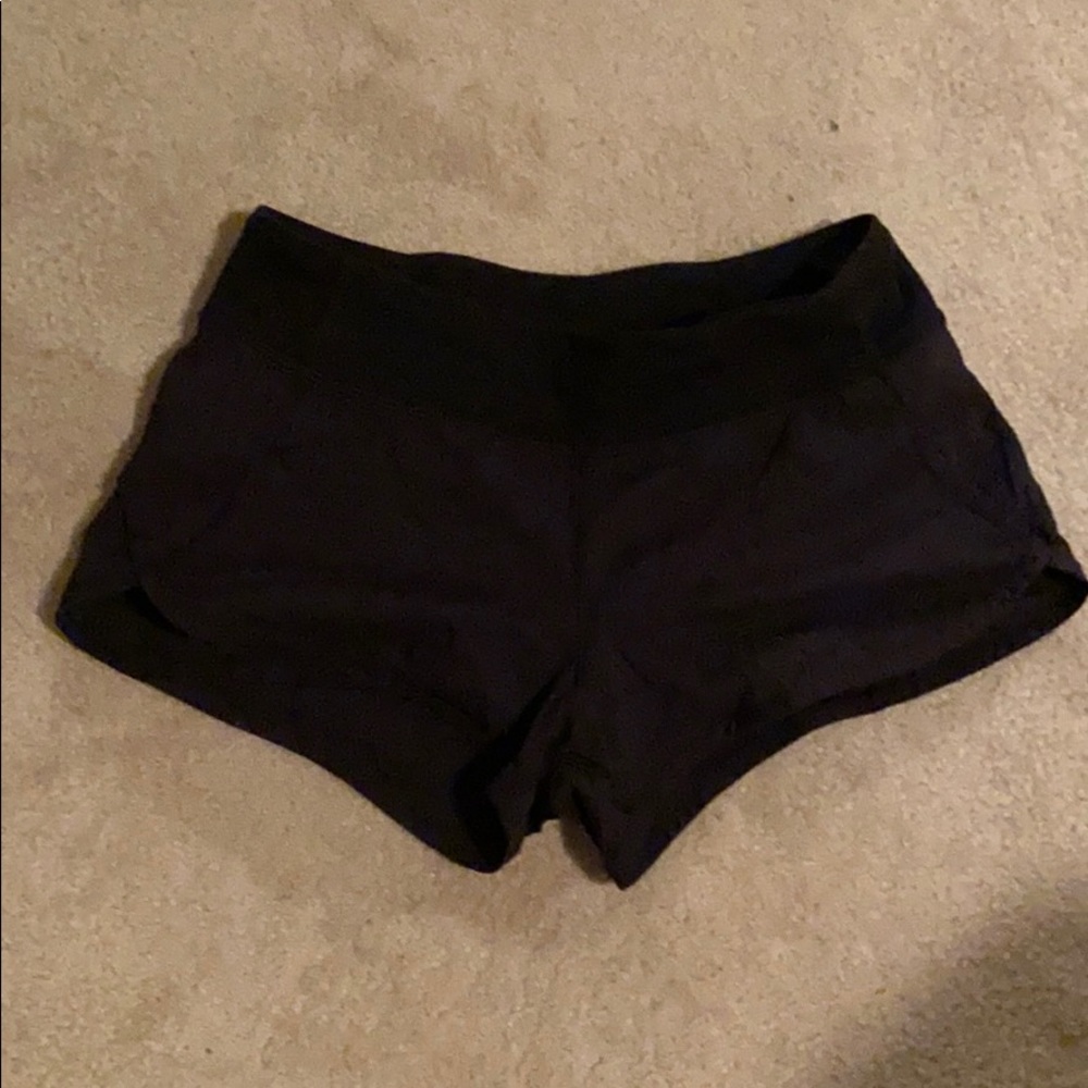black ivivva speedy shorts size 12